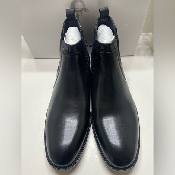 NEW Robert Graham Breton Men’s Leather Chelsea Boots Black 12, 13 $268 - Picture 2 of 9